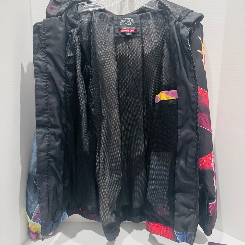 Members Only HBO Game of Thrones House of the Dragon Windbreaker Jacket Size M - Picture 5 of 5